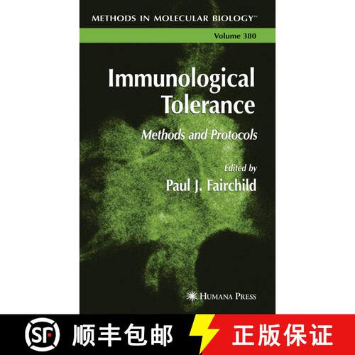 【3-4周达】Immunological Tolerance: Methods and Protocols (Softcover reprint of hardcover 1st ed. 2007) [9781617376962]