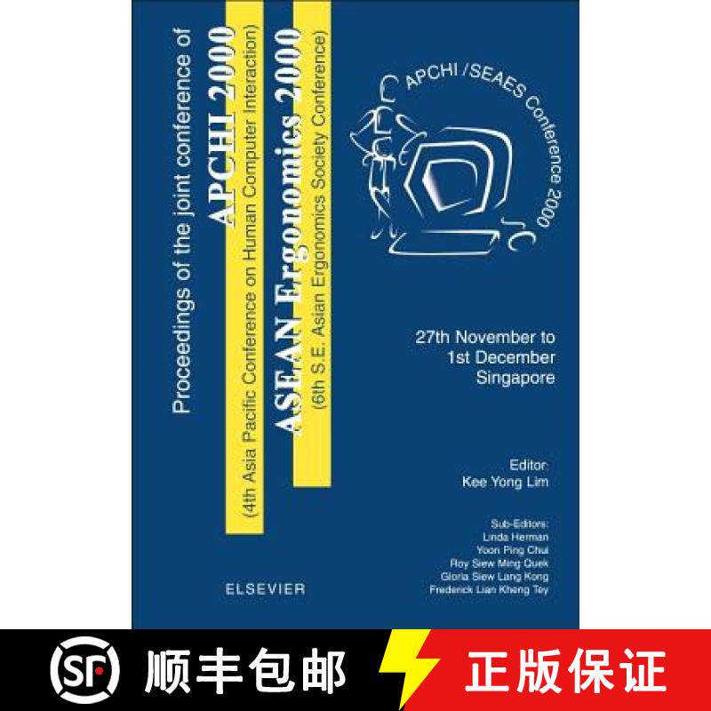 【3-4周达】Proceedings of the 4th Asia Pacific Conference on Computer Human Interaction (APCHI 2000) ... [9780080438948]