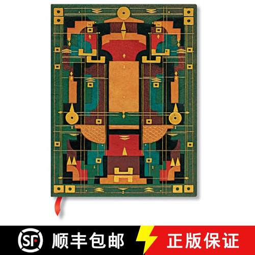 【3-4周达】Paperblanks Lion's Den Sybil Pye Bindings Hardcover Ultra Unlined Elastic Band Closure 144... [9781439793800]