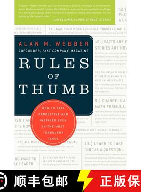 【3-4周达】Rules of Thumb: How to Stay Productive and Inspired Even in the Most Turbulent Times [9780061721847]