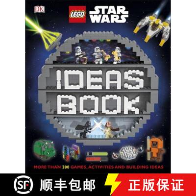 预订 精装 LEGO Star Wars Ideas Book : More than 200 Games, Activities, and Building Ideas [9780241314258]