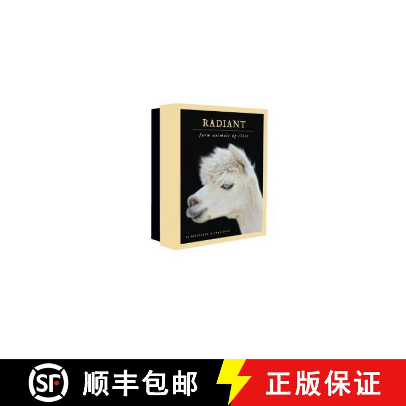 【3-4周达】Radiant Notecards: Farm Animals Up Close (12 Notecards for Animal Lovers, Photographs of L... [9781616898441]
