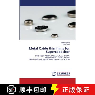 【3-4周达】Metal Oxide thin films for Supercapacitor [9786209423963]