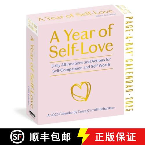 【3-4周达】Year of Self-Love Page-A-Day(r) Calendar 2025: Daily Affirmations and Actions for Self-Com... [9781523524471]