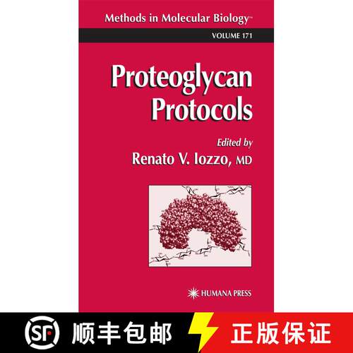 【3-4周达】精装 Proteoglycan Protocols [9780896037595]