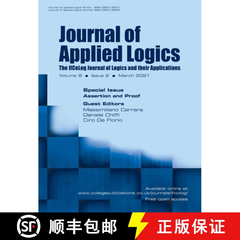 【2-3周达】Journal of Applied Logics. The IfCoLog Journal of Logics and their Applications.  Volume 8... [9781848903609]