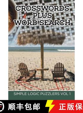 【3-4周达】Crosswords Plus Word Search: Simple Logic Puzzlers Vol 1 [9781682802434]