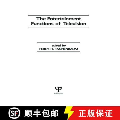 【3-4周达】精装 Entertainment Functions of Television: Sponsored by the Social Science Research Council [9780898590135]