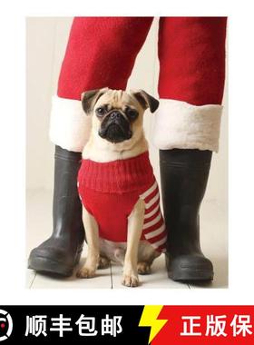 【3-4周达】Pug Elf Holiday Half Notecard [9780735352322]