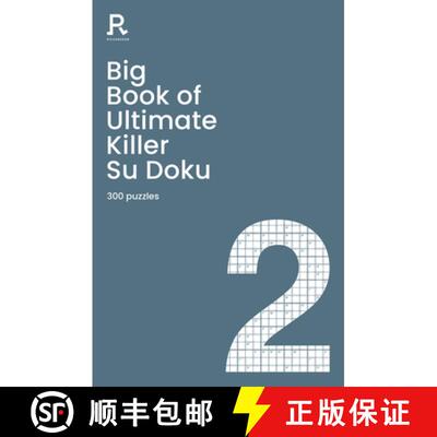 【3-4周达】Big Book of Ultimate Killer Su Doku Book 2: a bumper deadly killer sudoku book for adults ... [9781913602161]