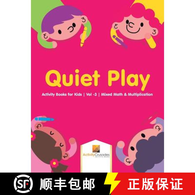 【3-4周达】Quiet Play : Activity Books for Kids | Vol -3 | Mixed Math & Multiplication [9780228222187]