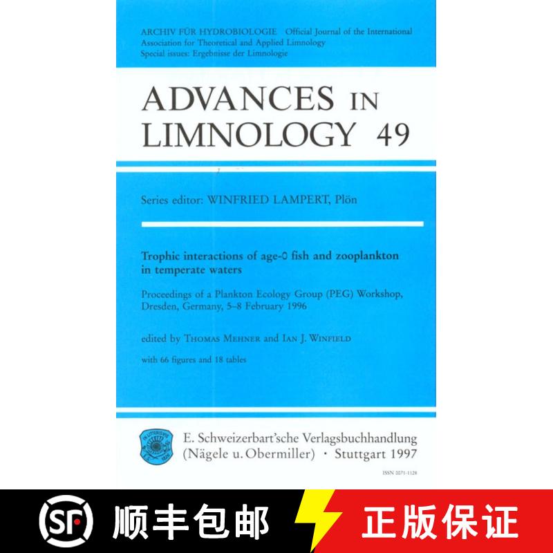 预订 Trophic Interactions of Age-0 Fish and Zooplankton in Temperate Waters [9783510470501]