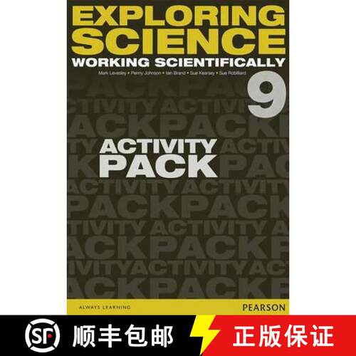 【3-4周达】Exploring Science: Working Scientifically Activity Pack Year 9 [9781447959410]