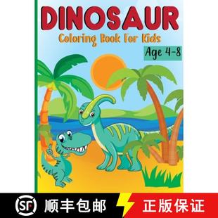 Dinosaur 9789779181929 Books Ages 4周达 Book Coloring Dino for Kids