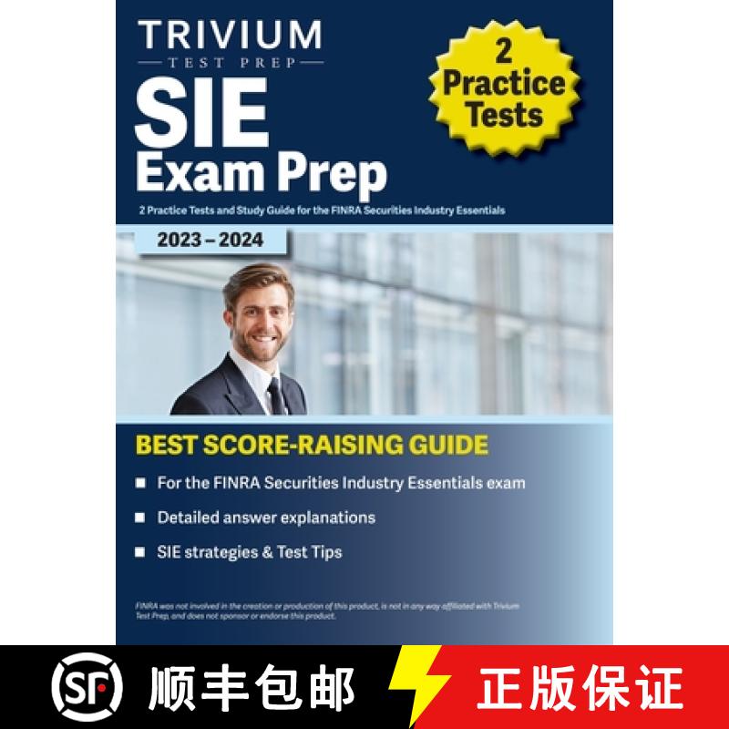 【2-3周达】SIE Exam Prep 2023 and 2024: 2 Practice Tests and Study Guide for the FINRA Securities Ind... [9781637984420]