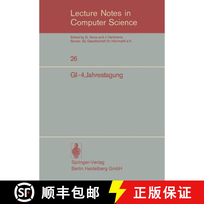 【3-4周达】GI-4.Jahrestagung: Berlin, 9.-12. Oktober 1974 [9783662391044]