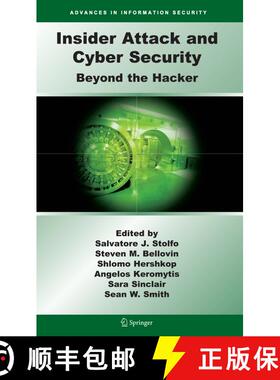 【3-4周达】精装 Insider Attack and Cyber Security : Beyond the Hacker [9780387773216]
