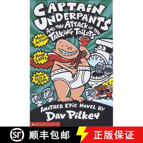 【3-4周达】Captain Underpants and the Attack of the Talking  Toilets [9780439995443]