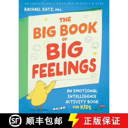【3-4周达】The Big Book of Big Feelings: An Emotional Intelligence Activity Book for Kids [9781648484445]