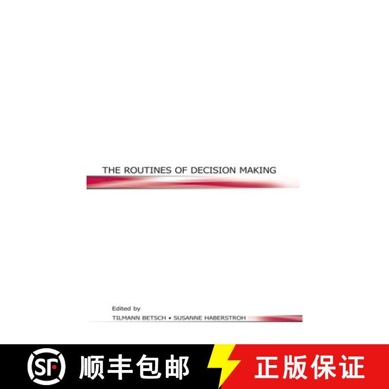 【3-4周达】The Routines of Decision Making [9780805846133]