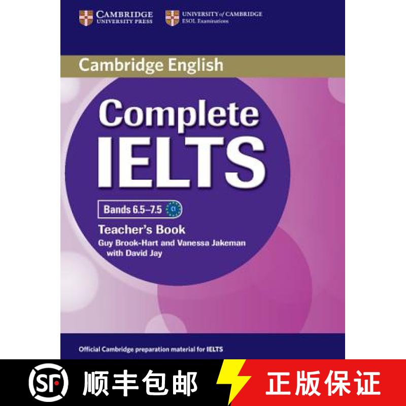 【3-4周达】Complete IELTS Bands 6.5–7.5 Teacher's Book: - Complete IELTS Bands 6.5-7.5 Teacher's Book [9781107609648]图片