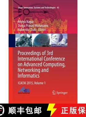 【3-4周达】Proceedings of 3rd International Conference on Advanced Computing, Networking and Informat... [9788132234166]