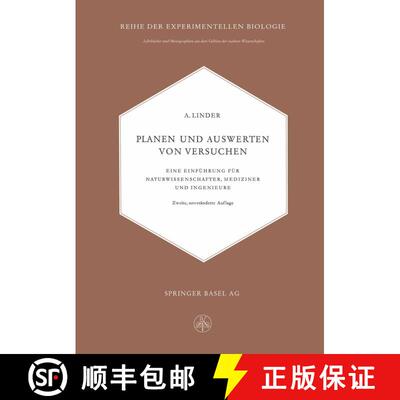 【3-4周达】Planen und Auswerten von Versuchen: Eine Einführung für Naturwissenschafter, Mediziner u... [9783034840439]