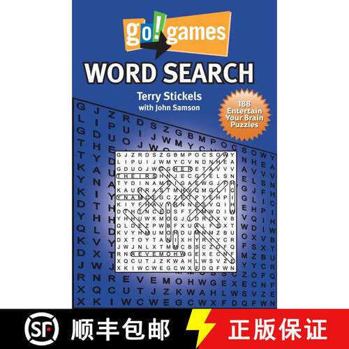 【3-4周达】Go!Games Word Search: Word Search [9781936140091]