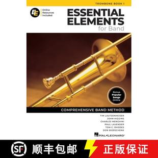 Essential Trombone 预订 with 9798350120677 for Resources Elements Band Online Book