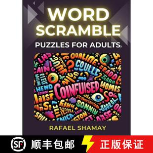 Book Eye for Puzzle Word Strain Anti Adults ... Big Scramble Font 4周达 9798330297399 Relaxing