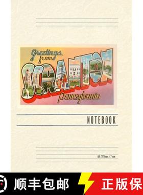 【3-4周达】Vintage Lined Notebook Greetings from Scranton, Pennslyvania [9798385444830]