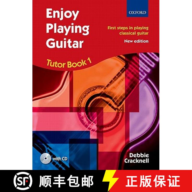 【2-3周达】Enjoy Playing Guitar: Tutor Book 1 and CD [9780193371347]