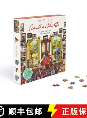 现货 拼图 阿加莎克里斯蒂的世界 The World of Agatha Christie 1000-Piece Jigsaw: 1000-Piece Jigsaw with... [9781399600910]