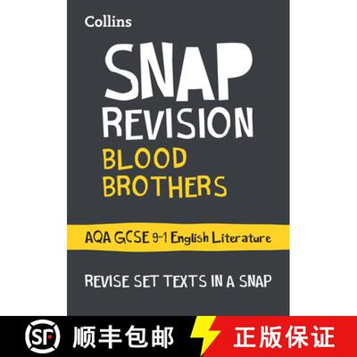 【3-4周达】Blood Brothers: AQA GCSE 9-1 Grade English Literature Text Guide: Ideal for Home Learning,... [9780008306625]