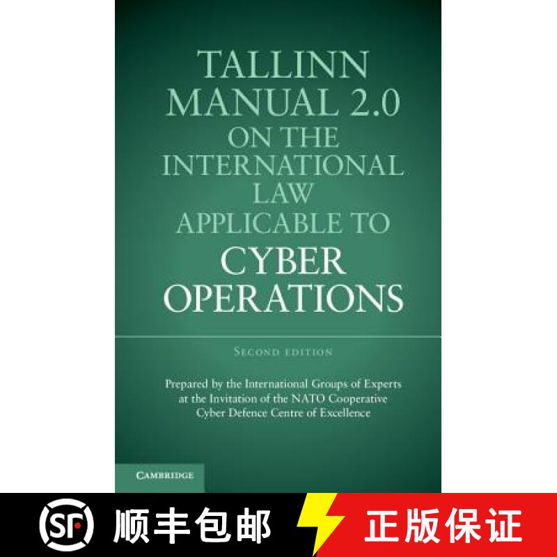 【3-4周达】Tallinn Manual 2.0 on the International Law Applicable to Cyber             Operations [9781316630372]
