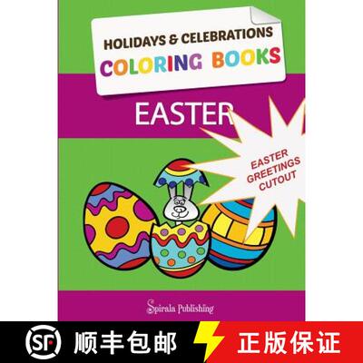 【3-4周达】Easter Coloring Book Greetings: Color and Cut Out Your Special Easter Greetings: Coloring ... [9781631875595]