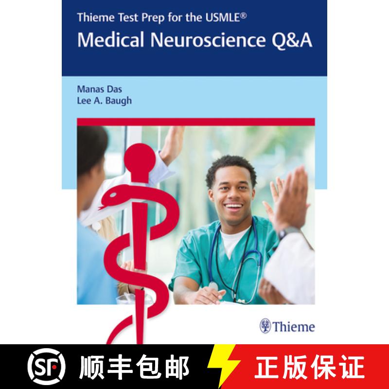 【3-4周达】Thieme Test Prep for the USMLE (R): Medical Neuroscience Q&A [9781626235373]