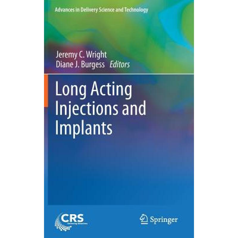 【4周达】Long Acting Injections and Implants [9781461405535] 书籍/杂志/报纸 原版其它 原图主图