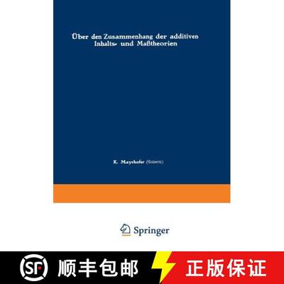 【3-4周达】UEber Den Zusammenhang Der Additiven Inhalts- Und Masstheorien [9783709139615]