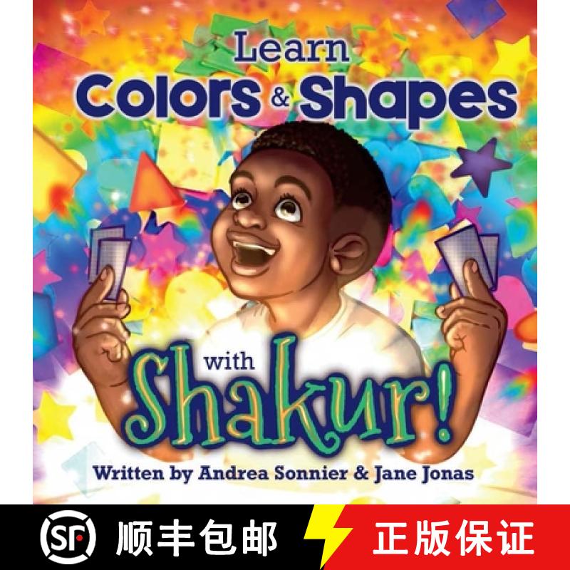 【3-4周达】Learn Colors and Shapes with Shakur!: A Shakur Series Board Book [9781954622418]