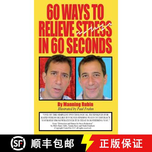 【3-4周达】60 Ways To Relieve Stress in 60 Seconds [9780692094099]