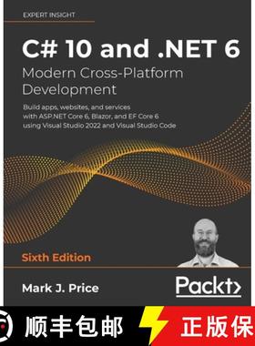 预订 C# 10 and .NET 6 - Modern Cross-Platform Development: Build apps, websites, and services with AS... [9781801077361]