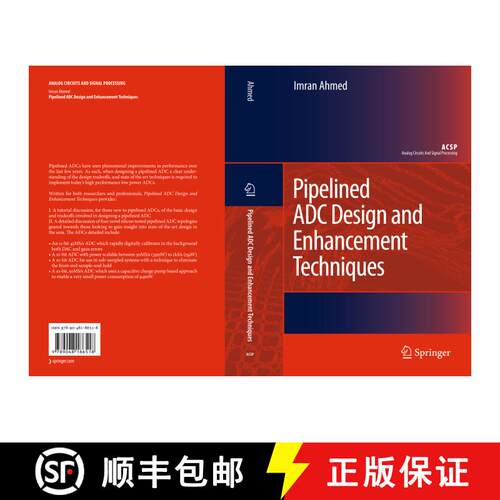 【3-4周达】精装 Pipelined ADC Design and Enhancement Techniques [9789048186518]