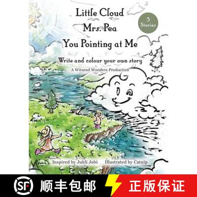 【3-4周达】Little Cloud, Mrs. Pea, You Pointing at Me. Write and Colour Your Own Storybook [9781775171065]