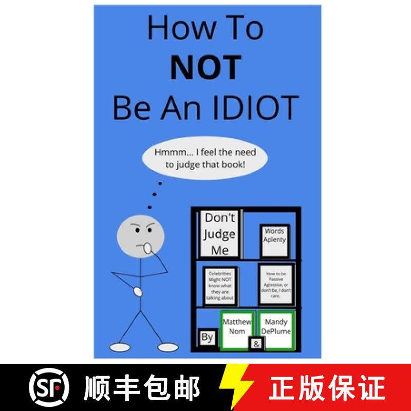 【3-4周达】How To NOT Be An Idiot [9780359268399]