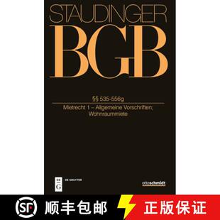 【3-4周达】精装 §§ 535-556g: (Mietrecht 1 - Allgemeine Vorschriften; Wohnraummiete) [9783805913201]