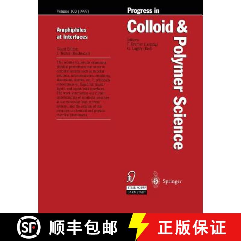 【3-4周达】Amphiphiles at Interfaces [9783662157008]