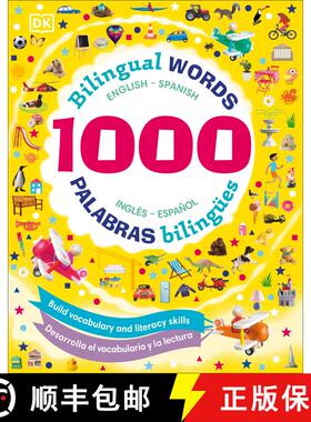 【3-4周达】1000 Bilingual Words: Palabras Bilingues: Desarolla el vocabulario y la lectura [9781465480996]