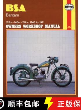 【3-4周达】BSA Bantam Owners Workshop Manual: 123cc 148cc 174cc 1948-1971 [9780856961175]
