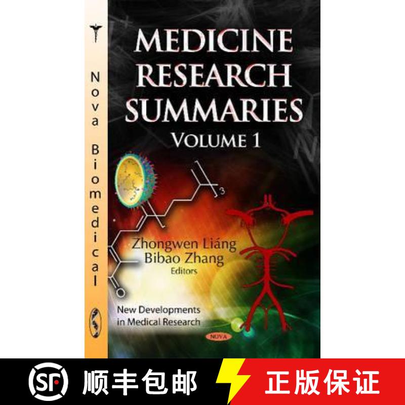 【3-4周达】Medicine Research Summaries: Volume 1 [9781622576159]